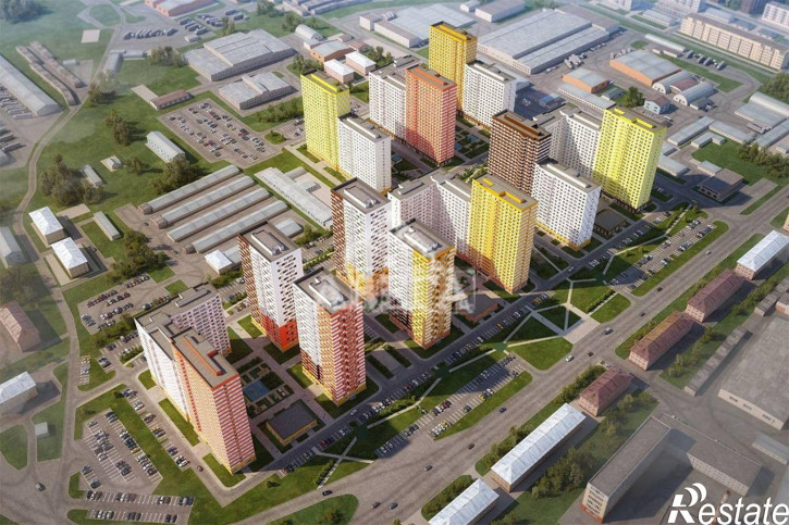 2-комн квартира в новом доме улица Юркина, 8