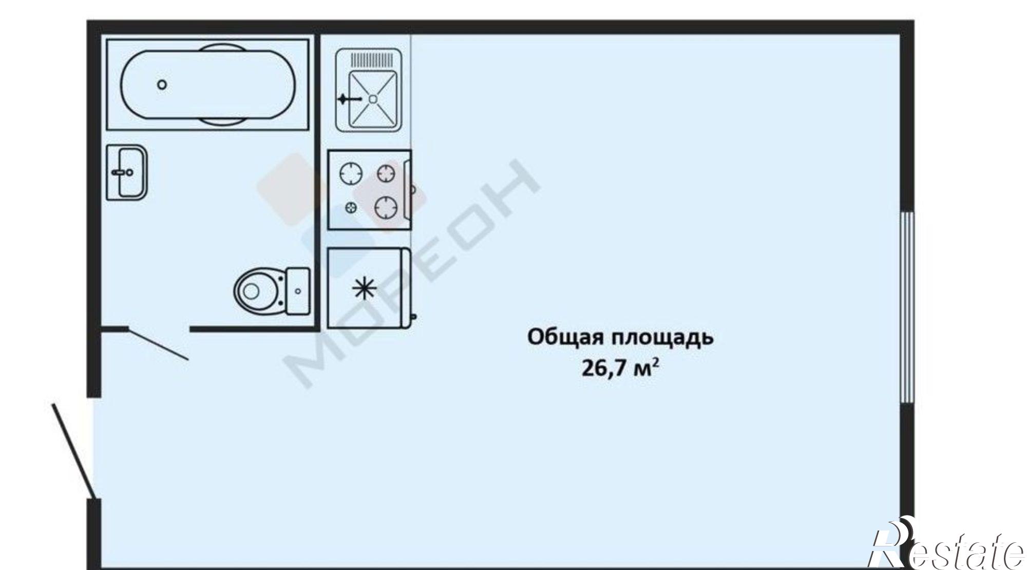 Купить квартиру за 3 600 000 рублей на Мусоргского М.П. ул, 6/1
