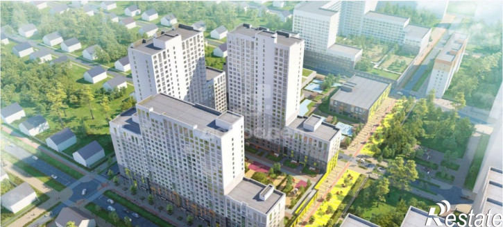 1-комн квартира в новом доме пер. Никитина, 113