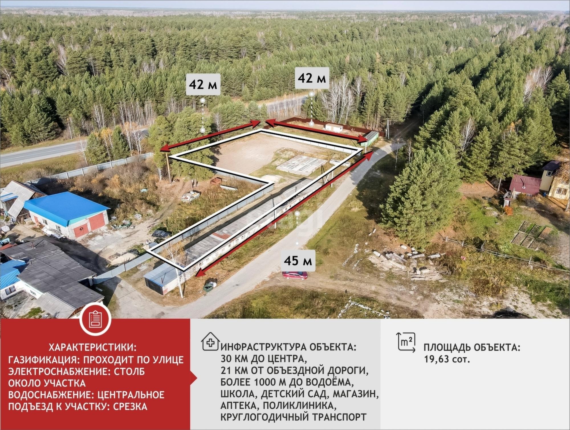 Купить землю, земельный участок за 4 600 000 рублей на Центральная,