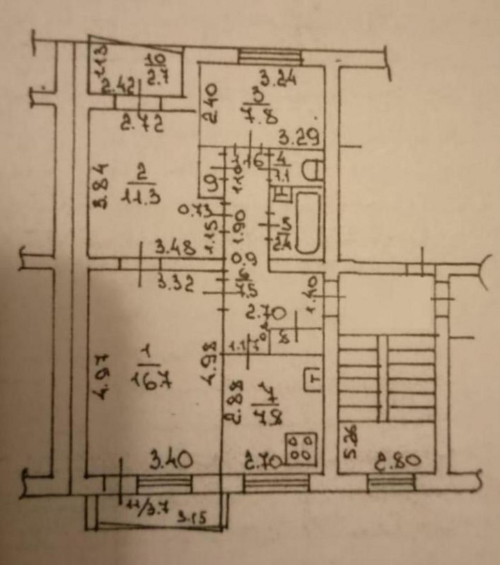 3-комн квартира х. Воскресенский