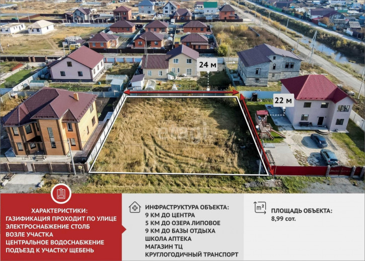 Земельный участок Казарово (мкр. Славянский двор)
