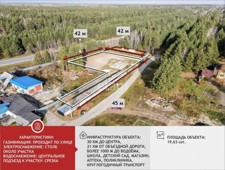 Земельный участок Центральная,