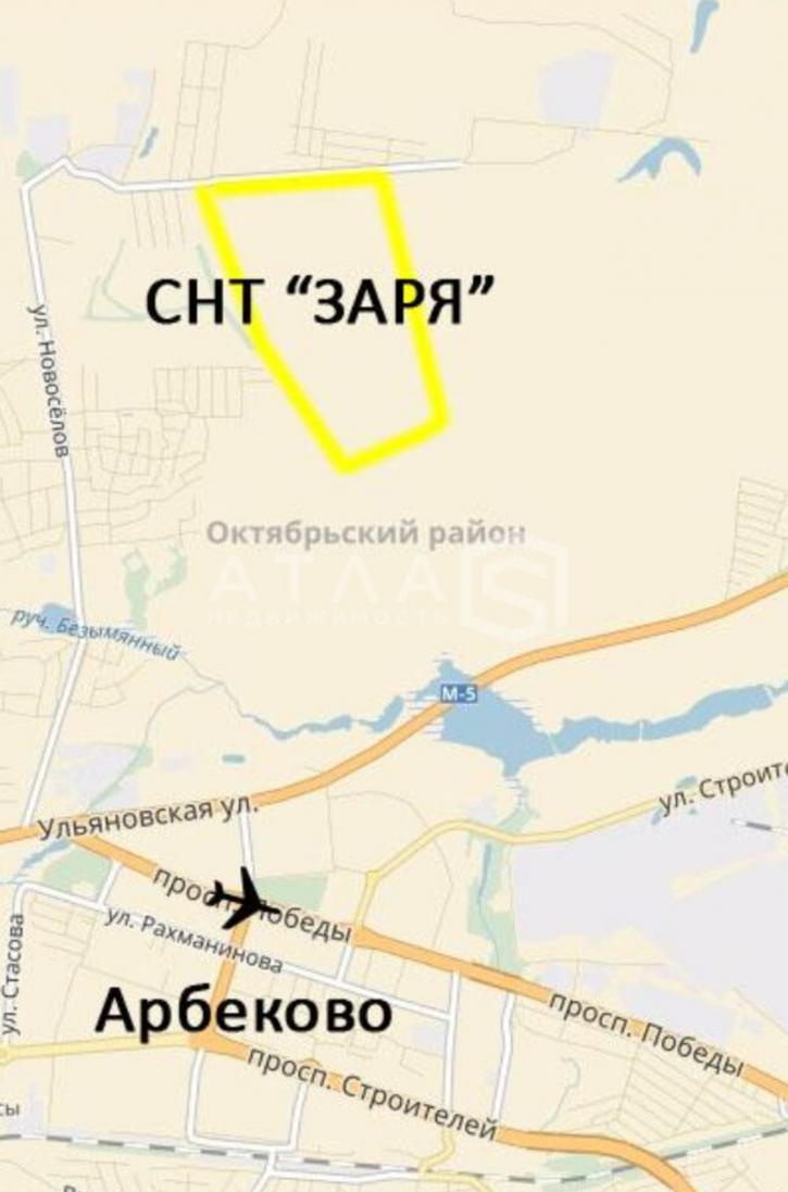 Земельный участок садовоеЗаря Завод Пензхиммаш днп