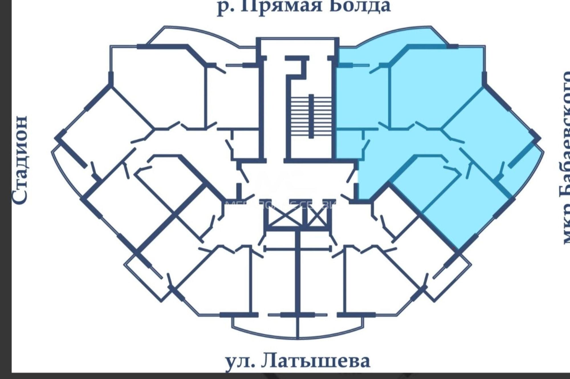 Купить квартиру за 12 500 000 рублей на Аршанская ул, 16