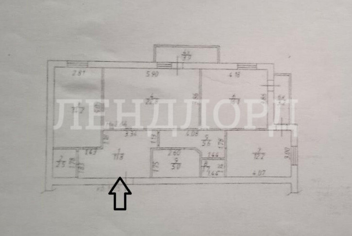 3-комн квартира проспект 40-летия Победы, 95/6