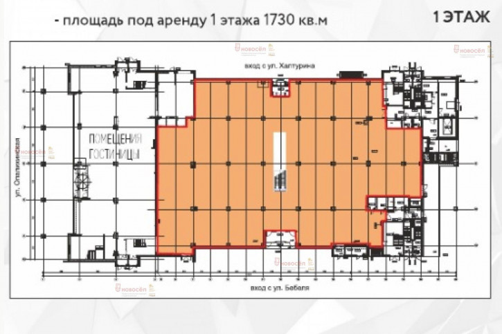 Торговое помещение Бебеля 59