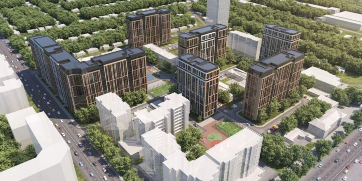 2-комн квартира в новом доме улица Славы, 9
