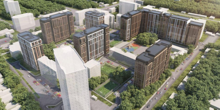 2-комн квартира в новом доме улица Славы, 9