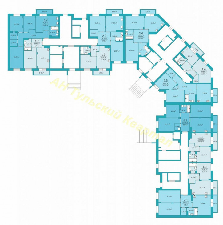2-комн квартира Петровская ул, 5