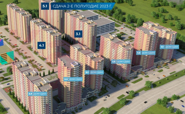 1-комн квартира в новом доме ул Героев-Разведчиков