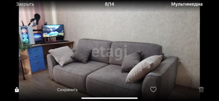 1-комн квартира Мельникайте, 125б