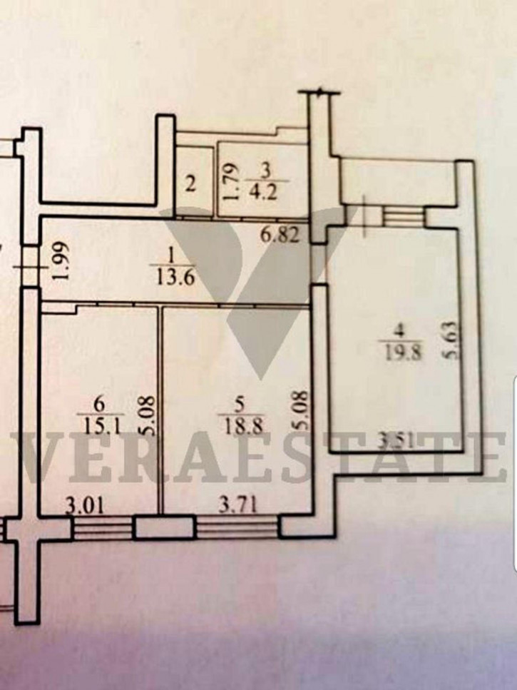 2-комн квартира 2-й микрорайон,233