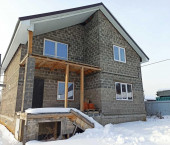 коттедж 188 кв м Уфа, деревня Романовка, Кустарёво, 88 в