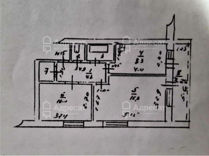2-комн квартира ул. Первомайская,  д.9