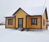 коттедж 80.4 кв м Грибовка, Речная , 1