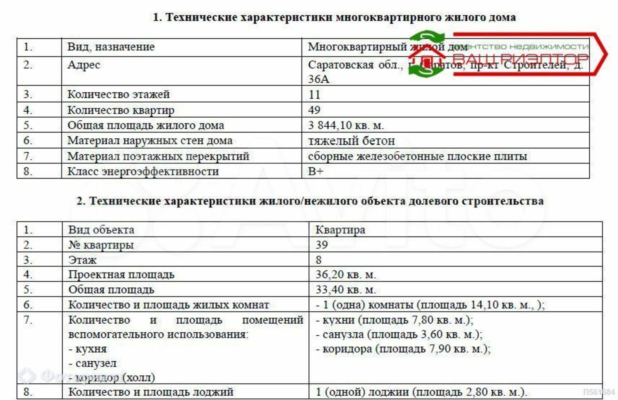 Купить квартиру за 3 150 000 рублей на Строителей пр-кт, 36А