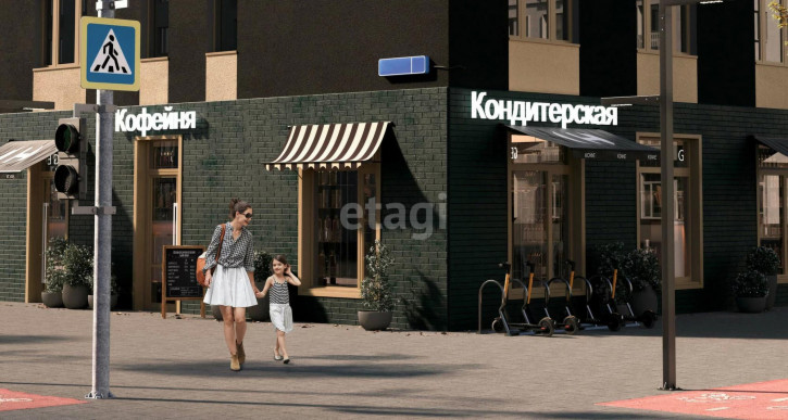 1-комн квартира в новом доме Республики, 204/12