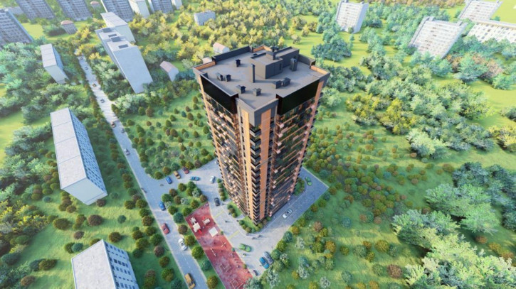 2-комн квартира в новом доме улица Ворошилова, 63/2