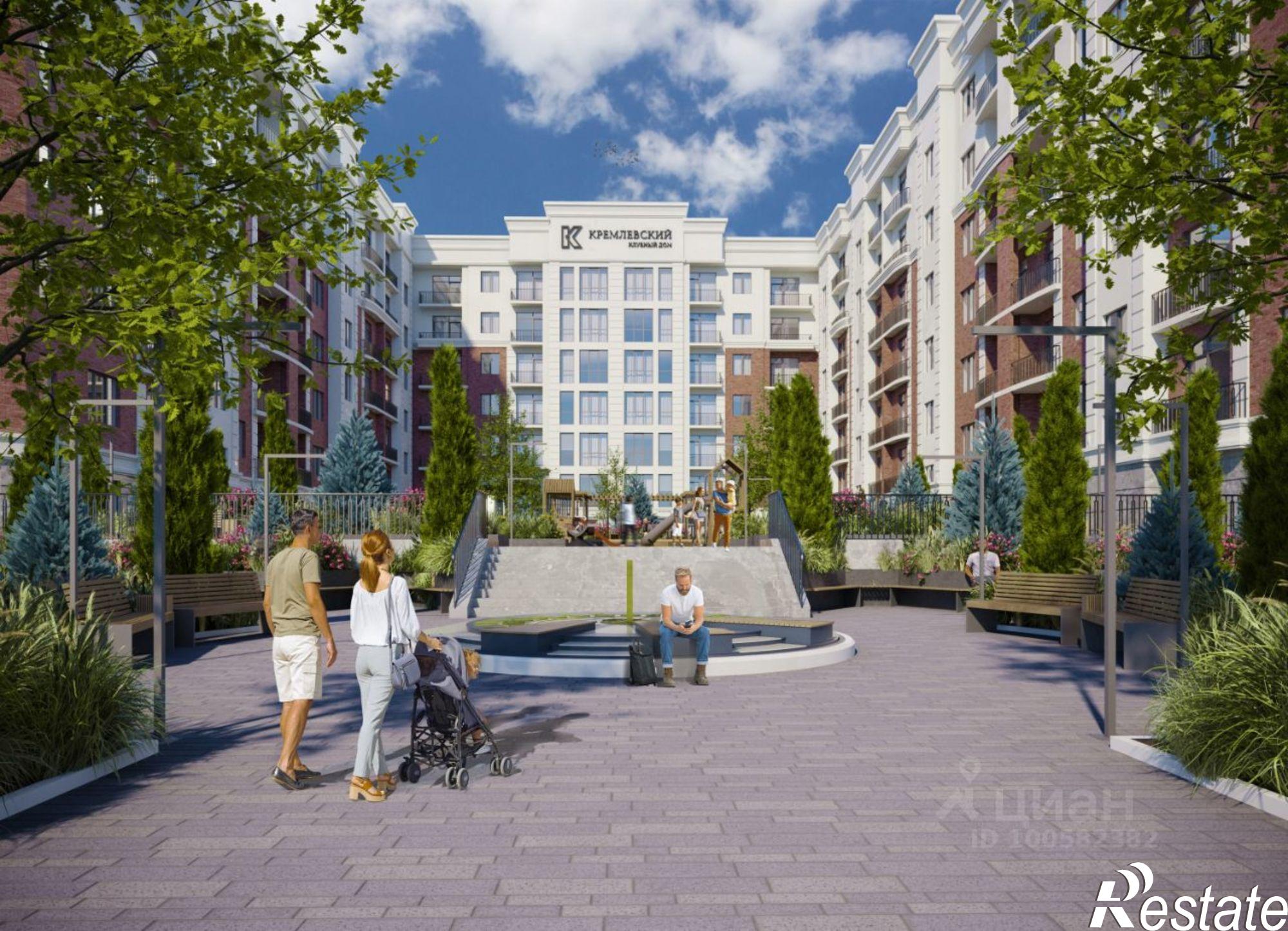 Купить квартиру за 15 780 000 рублей на Кремлёвская улица, 1А
