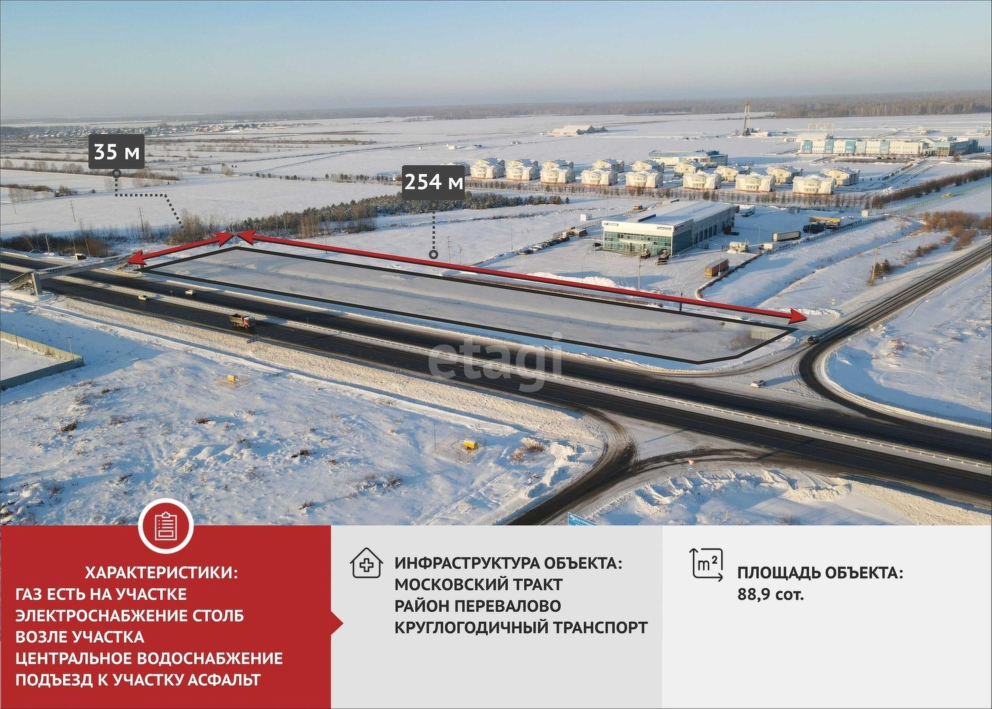 Купить землю, земельный участок за 22 000 000 рублей на Перевалово 72:17:0000000:8902