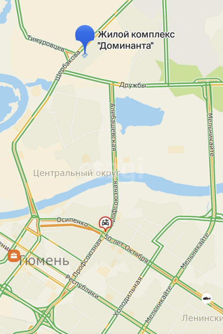 2-комн квартира в новом доме Щербакова, 136