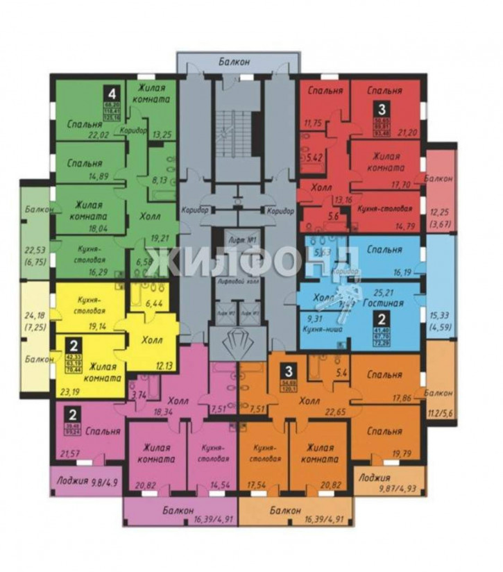 2-комн квартира Ладо Кецховели улица, д.34
