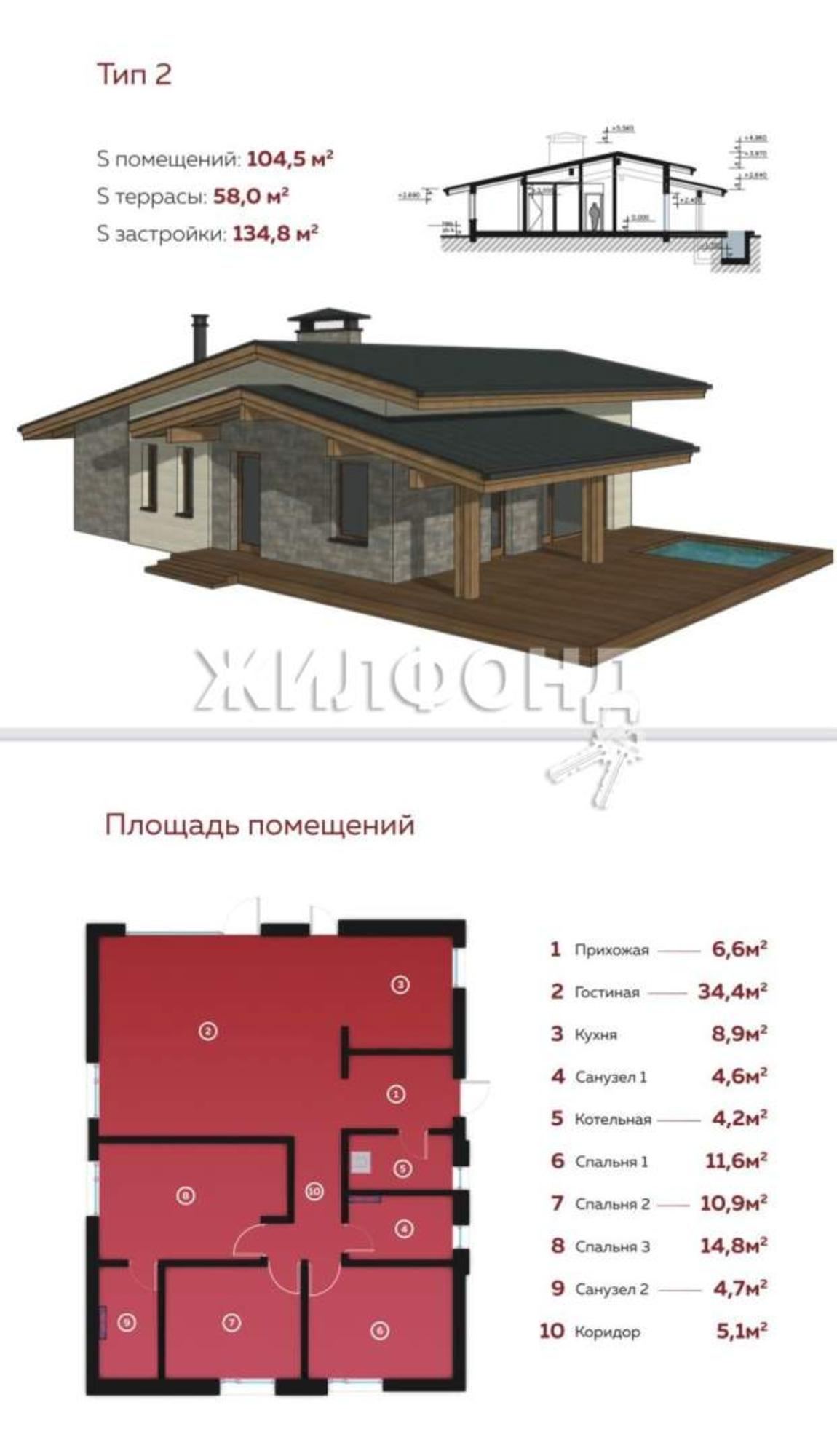 Купить дачу, дом, коттедж за 34 000 000 рублей на Алычовая улица