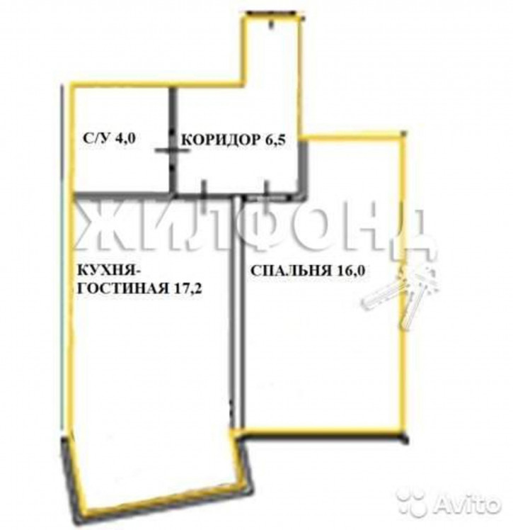 1-комн квартира Дагомысский переулок, д.18к1