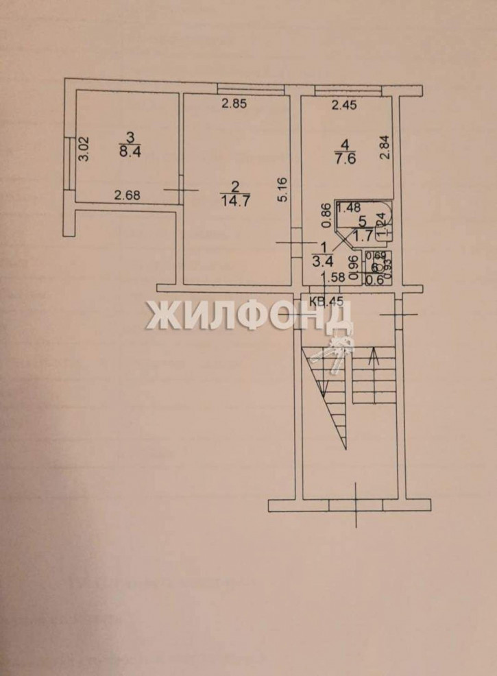 2-комн квартира Ульянова улица, д.118