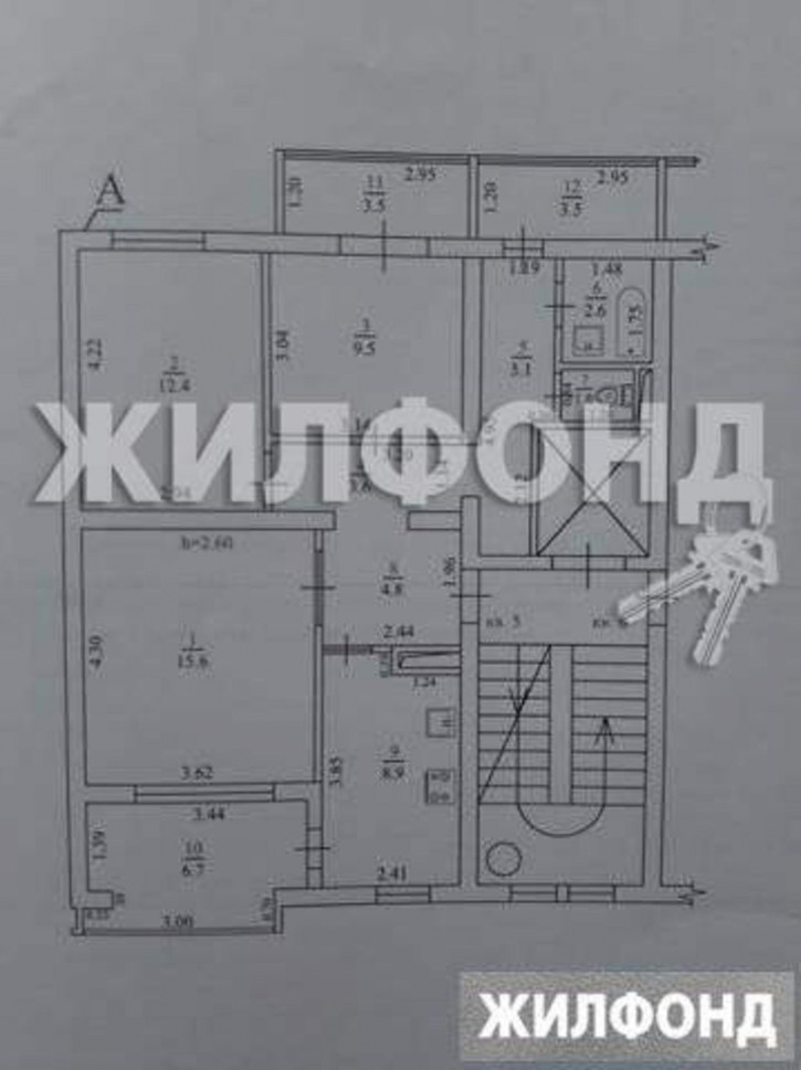 3-комн квартира Ландышевая улица, д.12/5