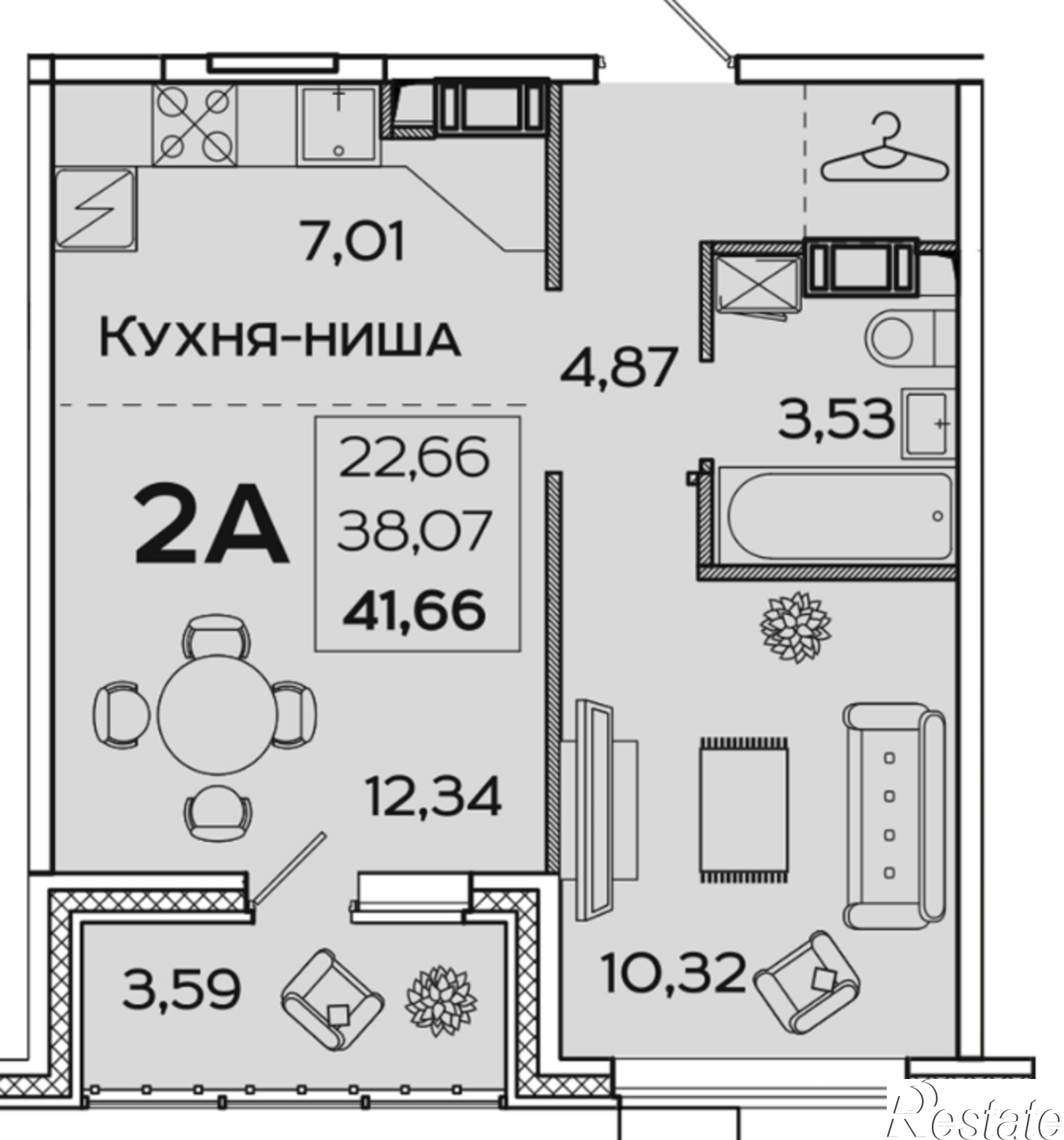 Купить квартиру за 3 273 450 рублей на ул. Баталина, з/у 31