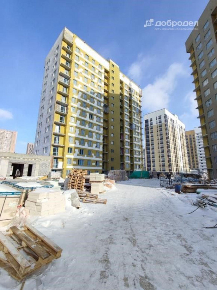 1-комн квартира в новом доме ул. Академика Парина, 12/7 к.1