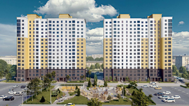 2-комн квартира в новом доме 50-летия Победы, 14