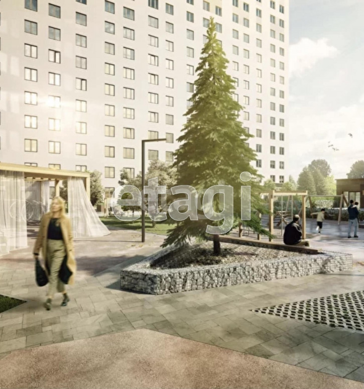 1-комн квартира в новом доме Новгородская, 20