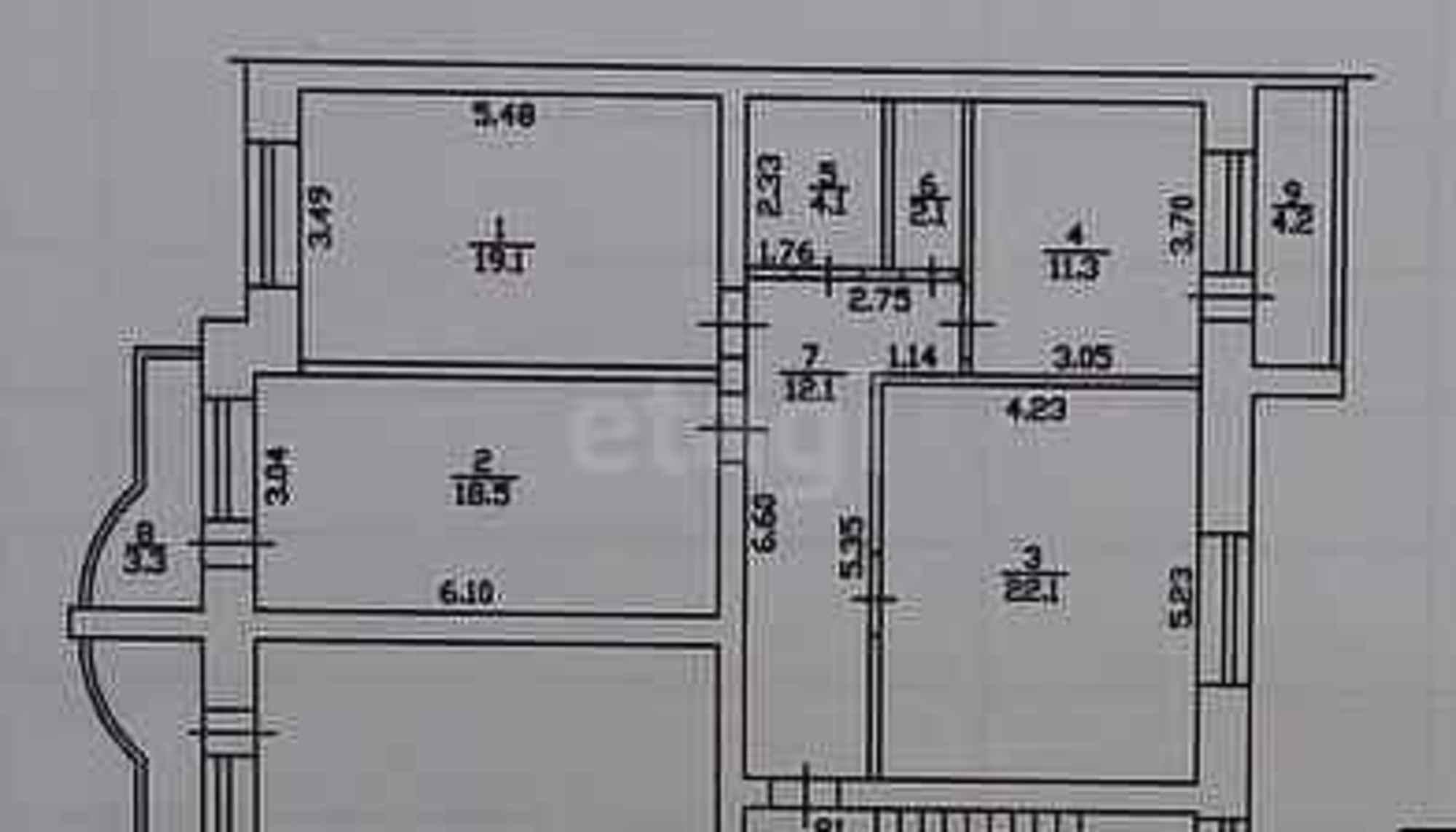 Купить квартиру за 8 900 000 рублей на Мельникайте, 138