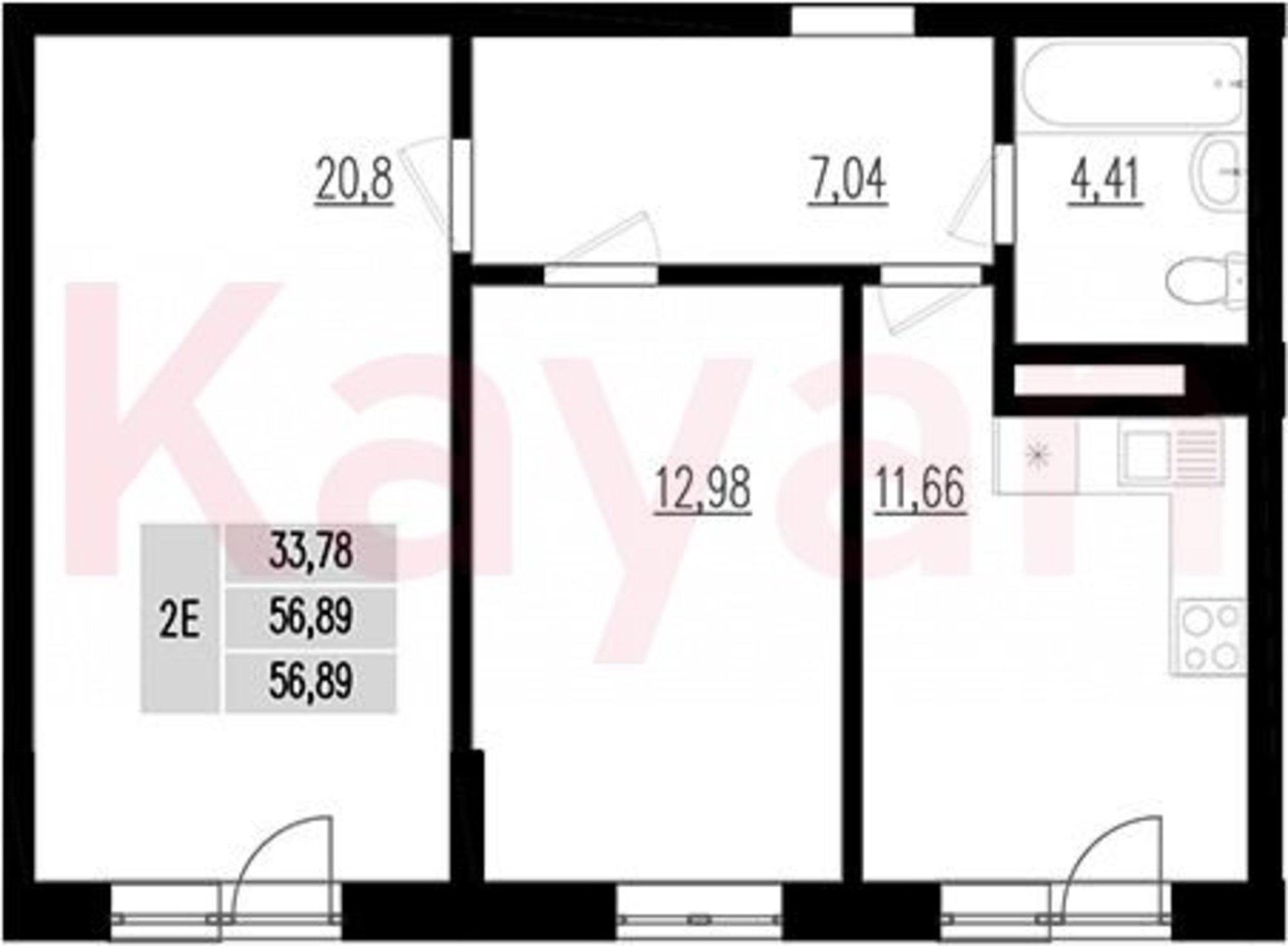 Купить квартиру за 7 225 030 рублей на ул Базовская