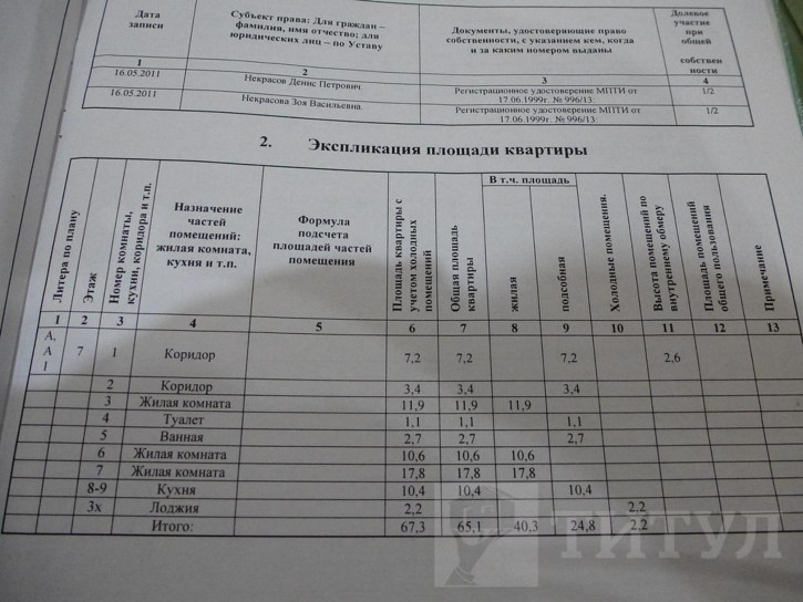 3-комн квартира Орджоникидзе, Туполева