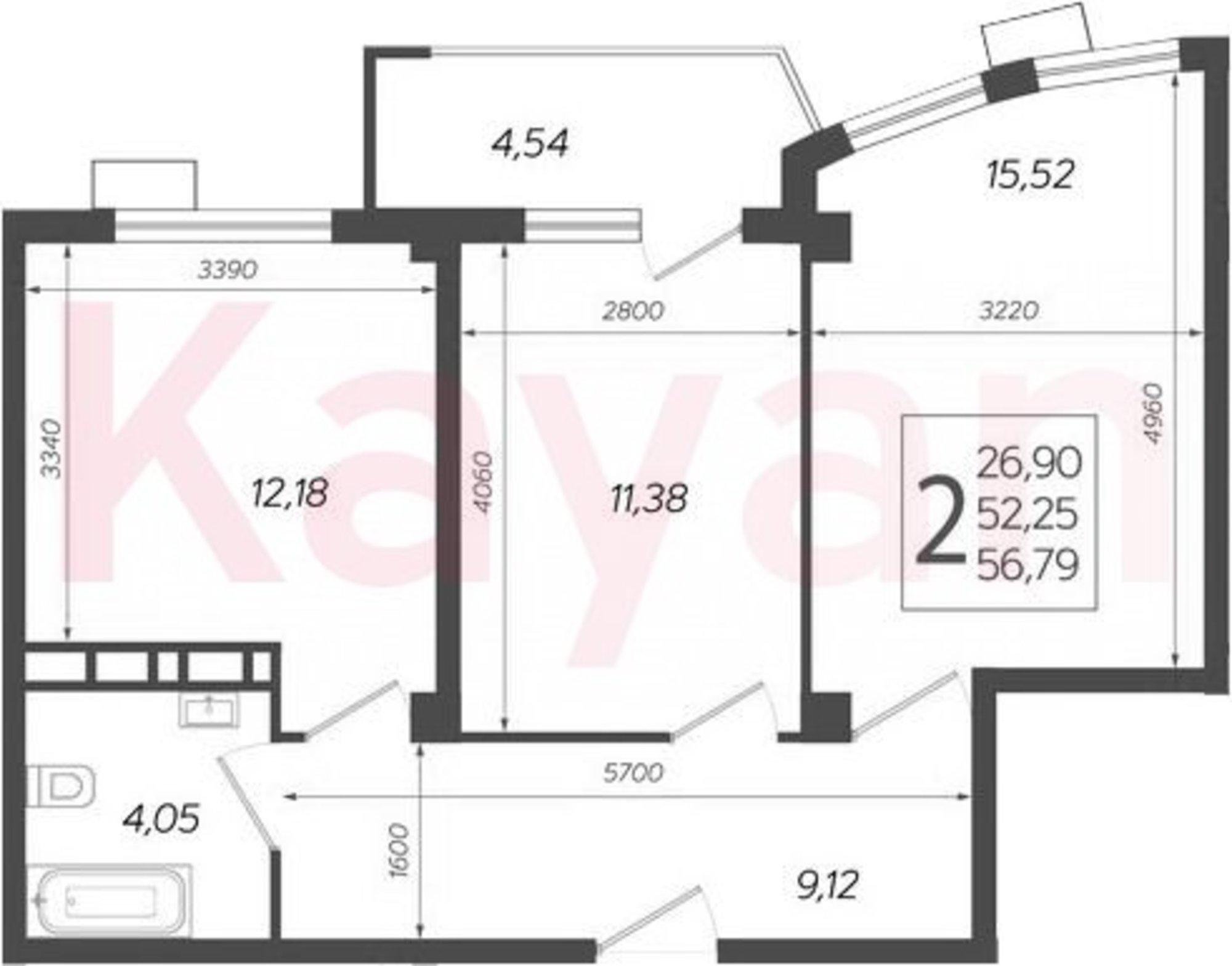 Купить квартиру за 7 598 500 рублей на ул Старокубанская