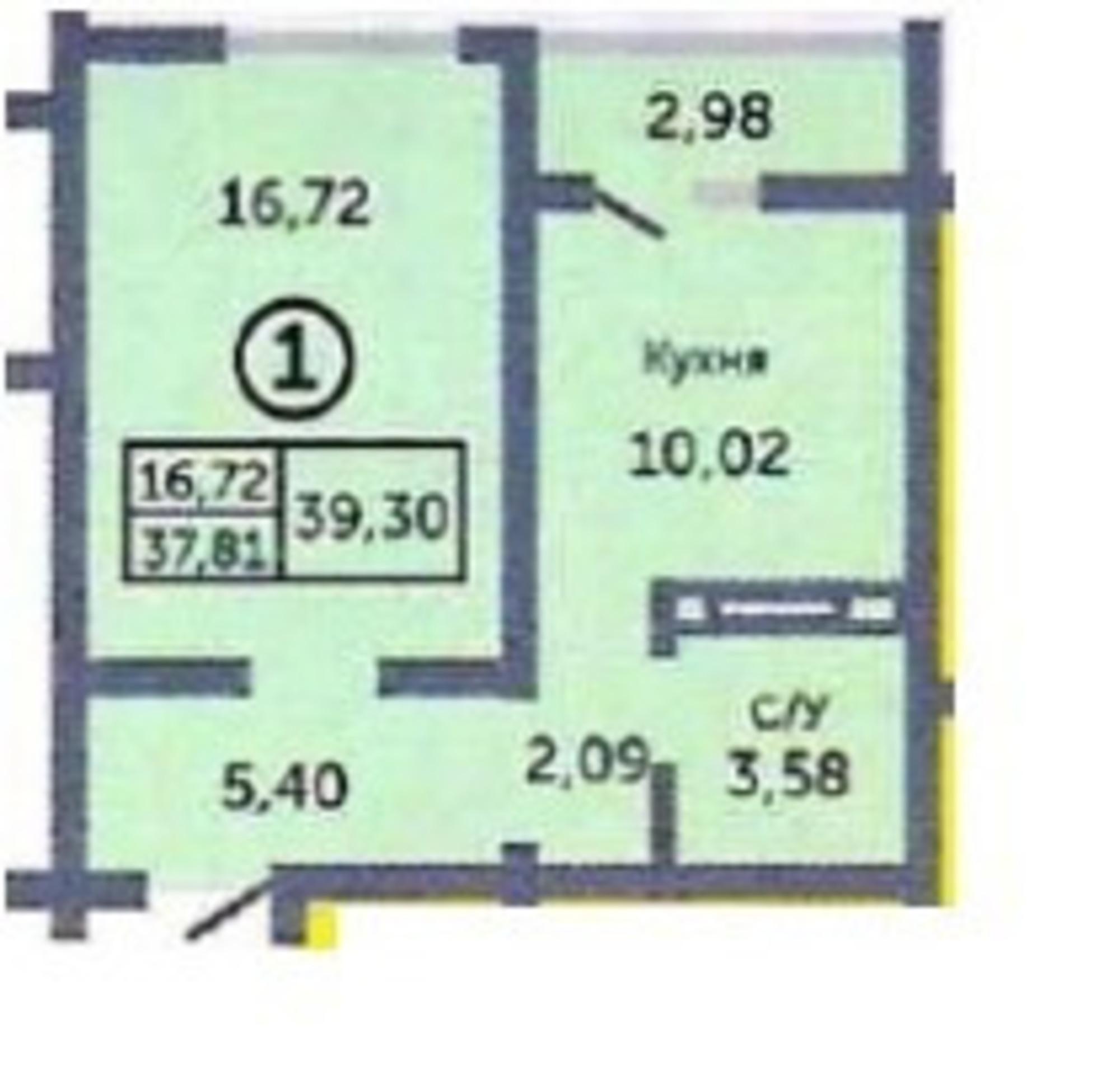 Купить квартиру за 2 876 300 рублей на улица Маргелова, 5
