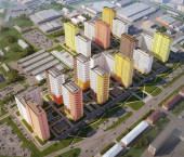 2-комн, 25кв м, этаж 5/24 улица Юркина, 2