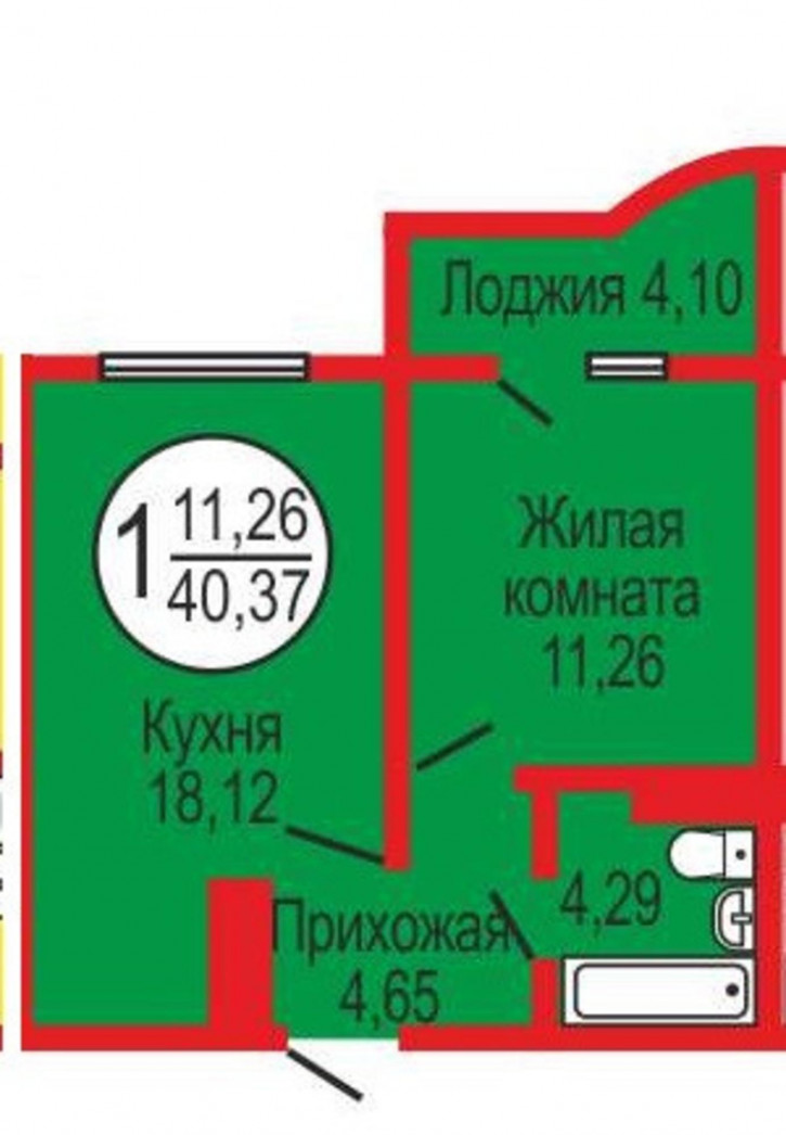 2-комн квартира улица Неплюева, 5