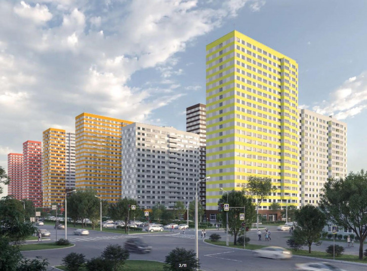 2-комн квартира в новом доме улица Юркина, 10