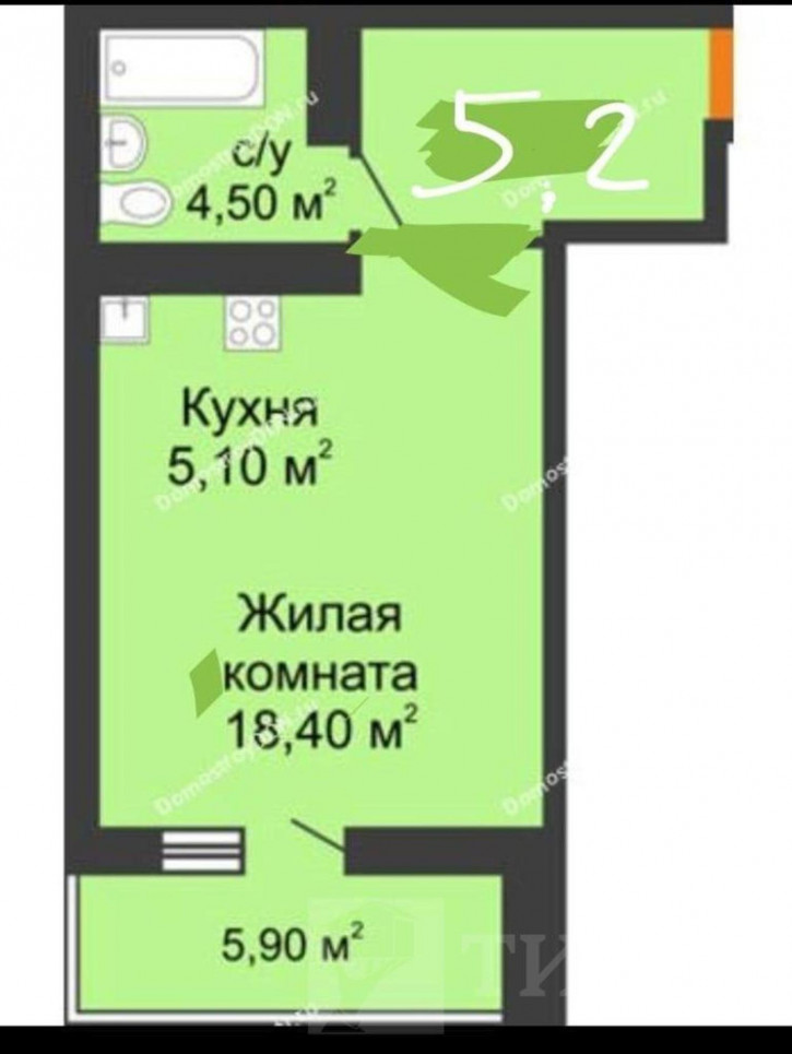 1-комн квартира Александровка, 40-летия Победы