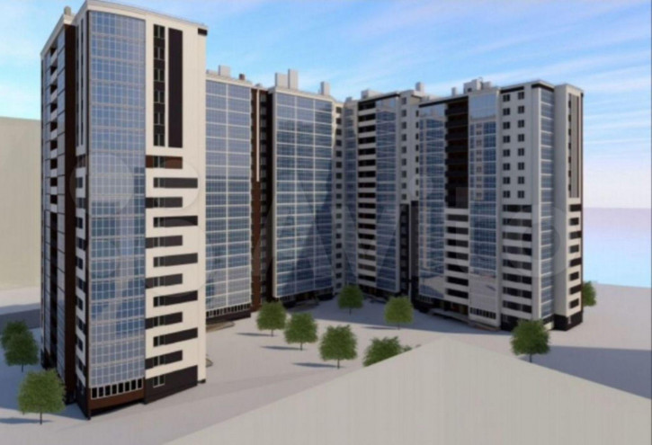 2-комн квартира в новом доме Профсоюзная ул, 4