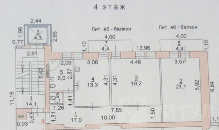2-комн квартира Центр, Серафимовича Семашко