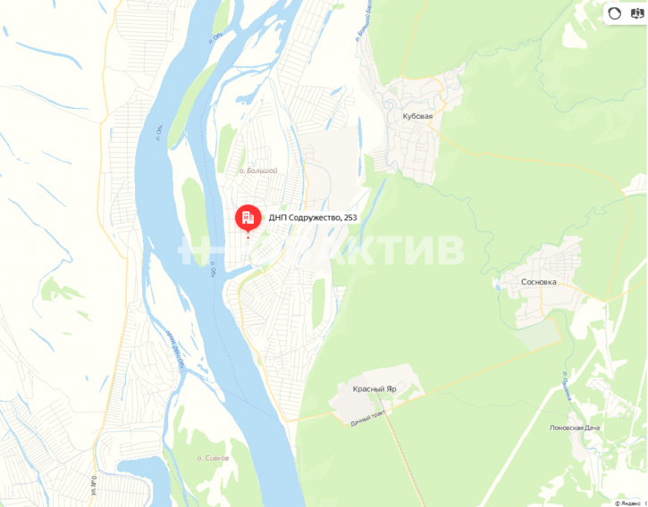 Земельный участок Новосибирская обл, Новосибирский р-н, днп Содружество, уч 253