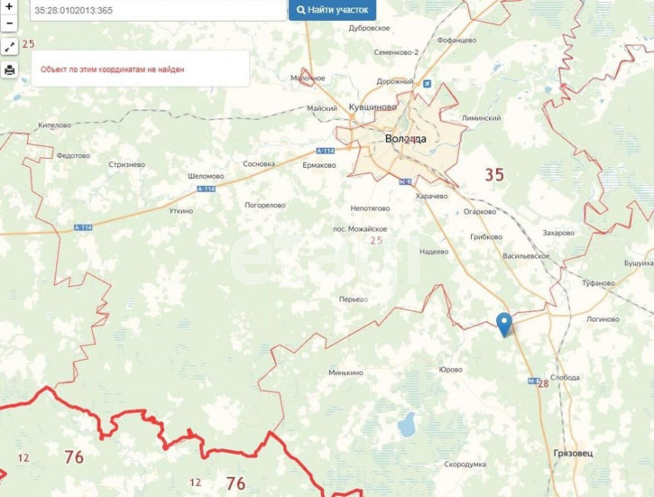 Земельный участок деревня Долотово, 303