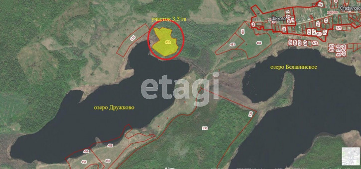 Земельный участок село Заднее, 452