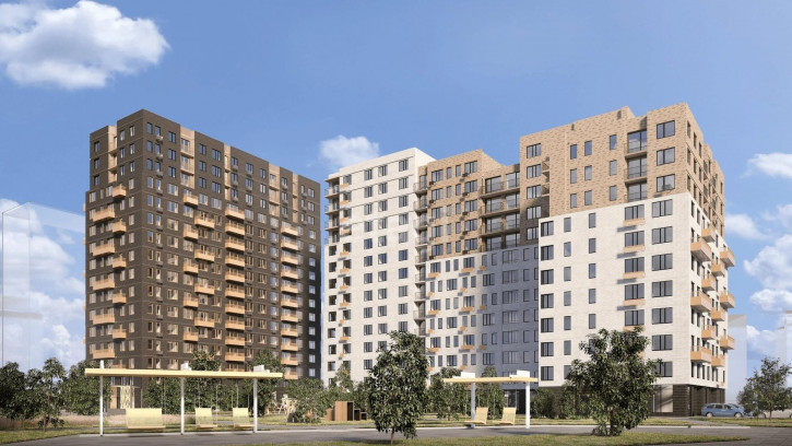 2-комн квартира в новом доме Полевая, 108